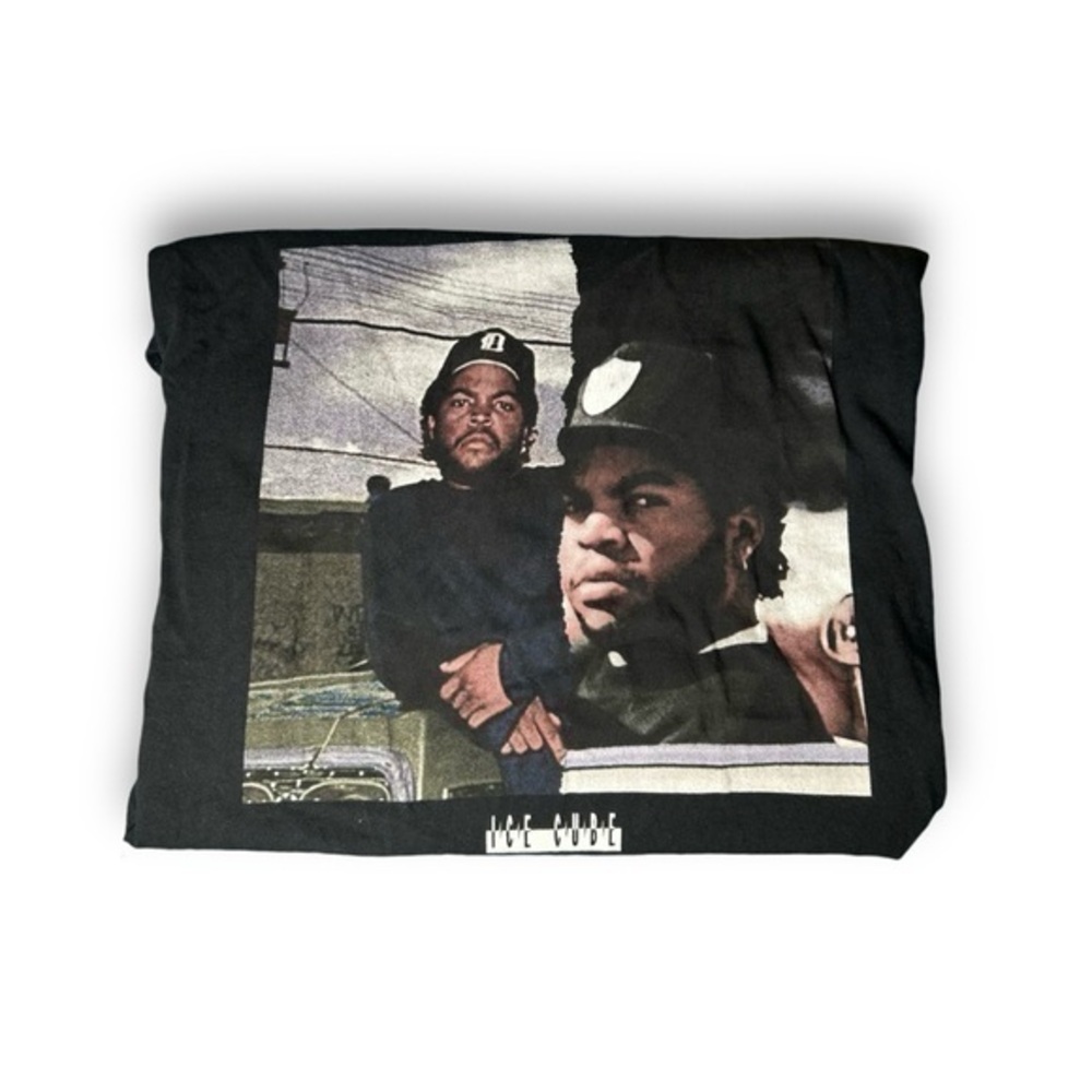 Ice Cube Black Graphic Rapper Tshirt Size Large - "Alison"